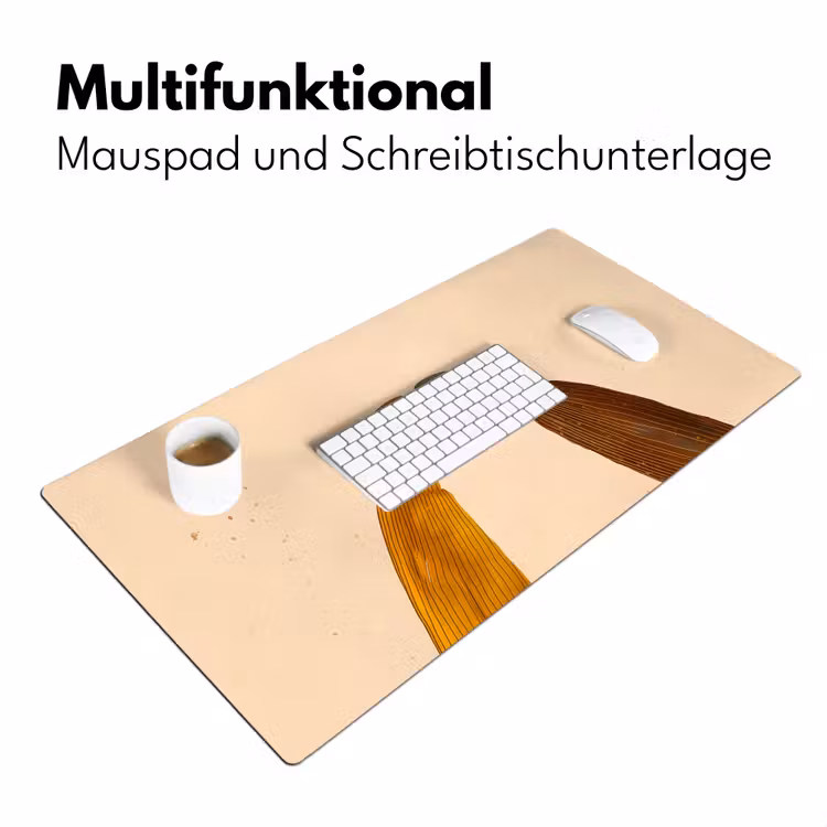 Illustratie - Mokken - Proosten - Bruin Muismat XXL klein -ysfeer4_duits