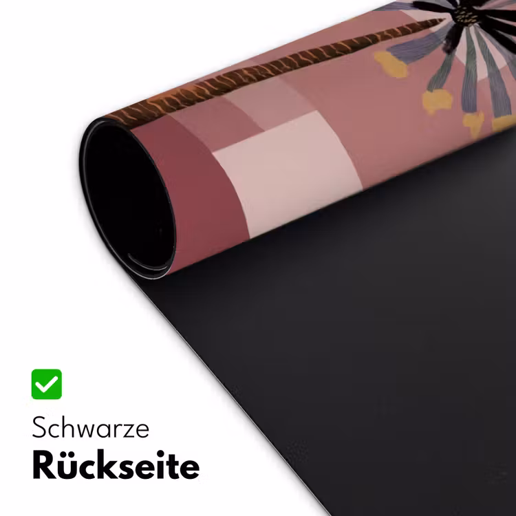 Illustratie - Bloemen - Vlakken - Abstract Muismat XXL klein -ysfeer2_duits
