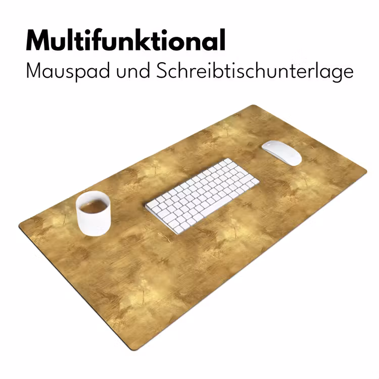 Industrieel - Textuur - Goud Muismat XXL klein 681 -ysfeer4_duits