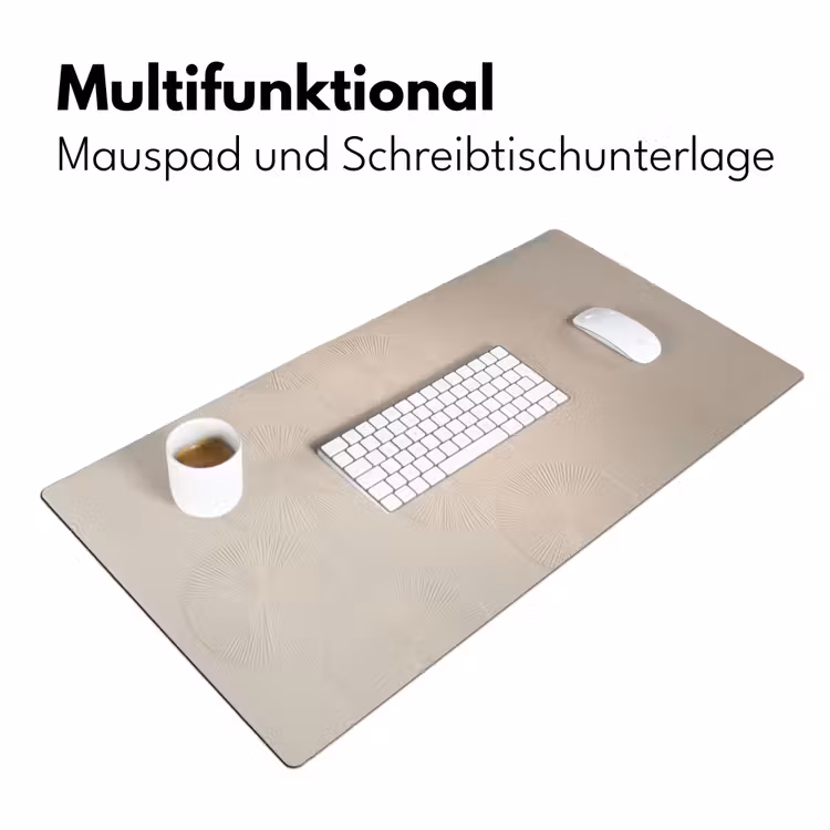 Japandi - Beige - Modern Muismat XXL klein -ysfeer4_duits