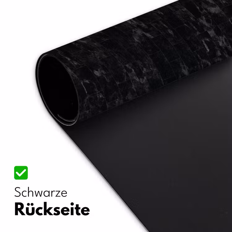 Tegels - Patroon - Marmer - Zwart Muismat XXL klein 681 -ysfeer2_duits