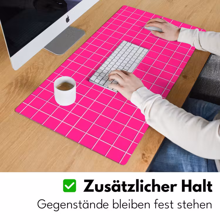 Tegels - Vierkant - Fuchsia Muismat XXL klein 681 -ysfeer3_duits