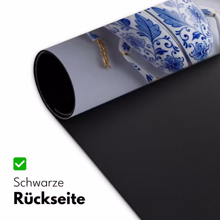 Kever - Delfts - Blauw - Goud Muismat XXL klein -ysfeer2_duits