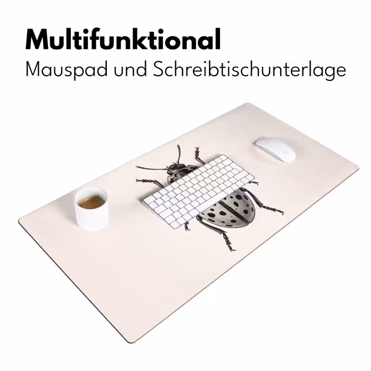 Kever - Insect - Vintage Muismat XXL klein -ysfeer4_duits