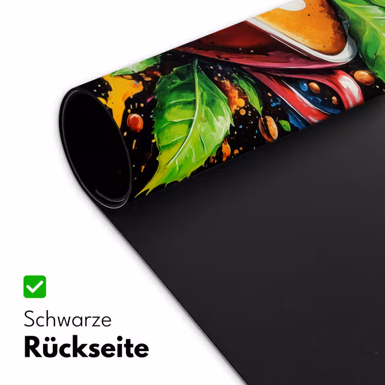 Koffie - Graffiti - Drinken - Abstract Muismat XXL klein -ysfeer2_duits