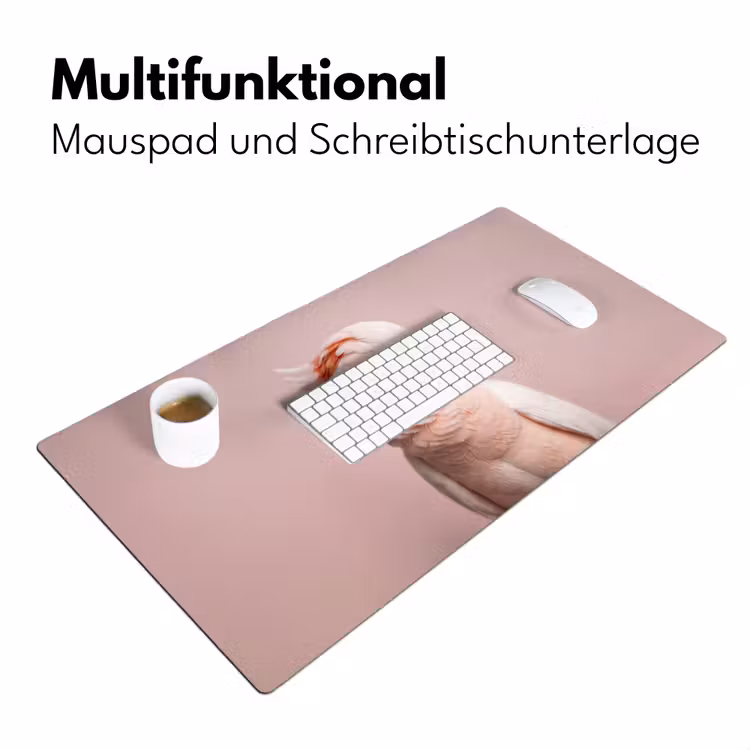 Kaketoe - Portret - Roze Muismat XXL klein -ysfeer4_duits