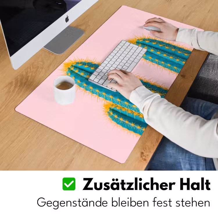 Cactussen - Modern - Pastel Muismat XXL klein -ysfeer3_duits