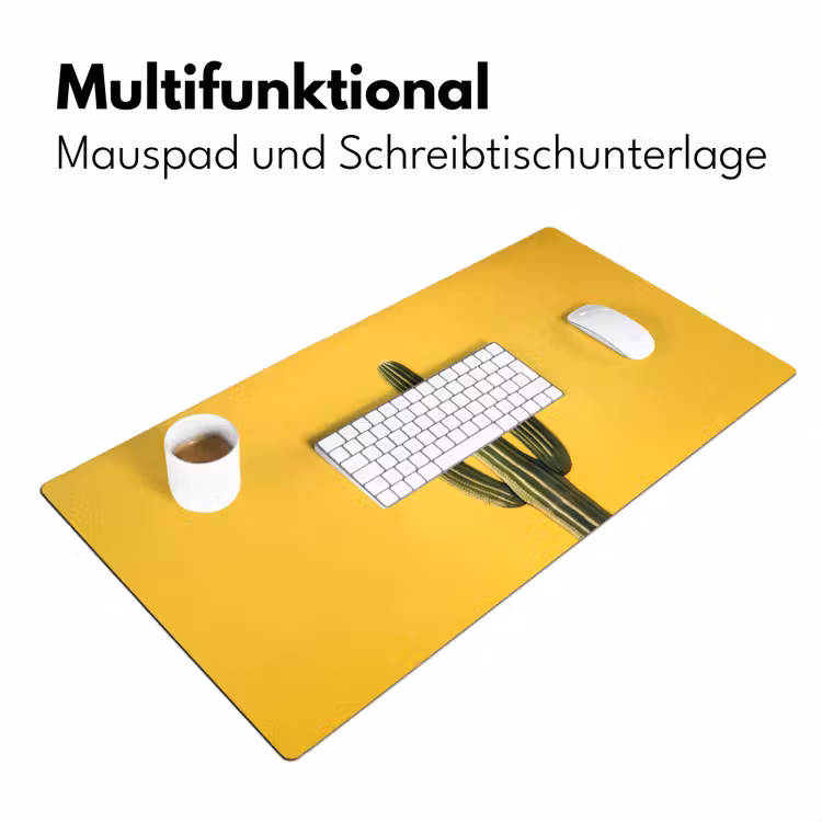 Cactus - Groen - Minimalistisch Muismat XXL klein -ysfeer4_duits
