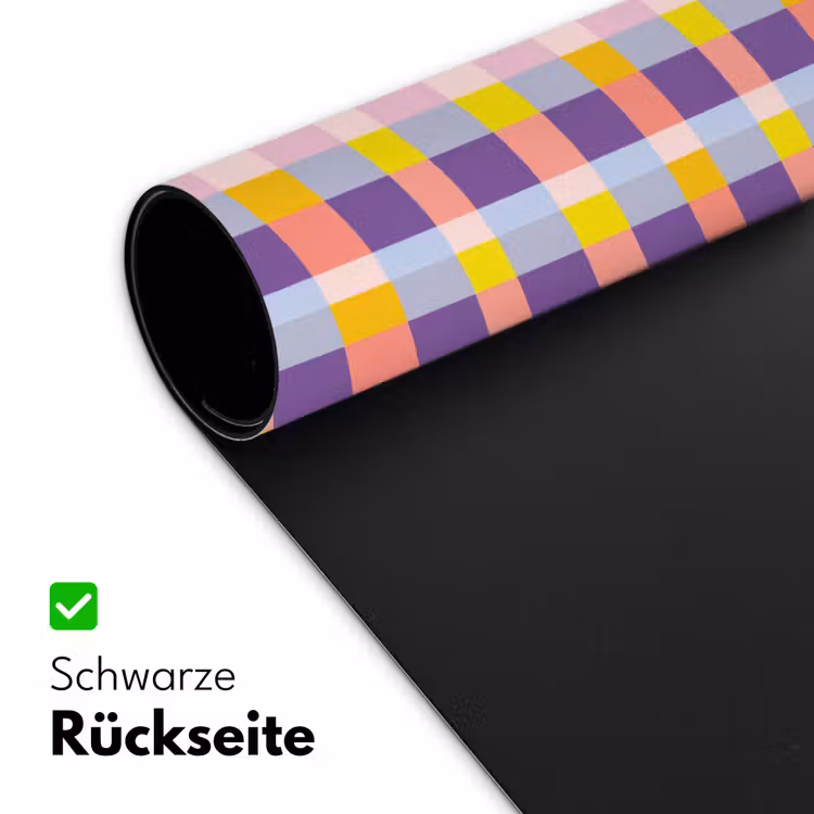 Ruit - Patroon - Kleurrijk Muismat XXL klein 681 -ysfeer2_duits