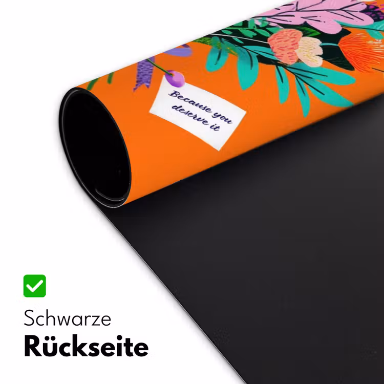 Kaartje - Boeket - Bloemen Muismat XXL klein -ysfeer2_duits