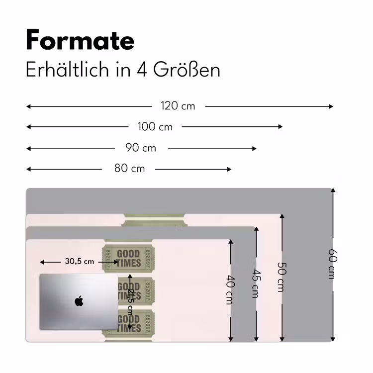 Schreibtischunterlage - Karte – Vintage – Grün – Veranstaltung – Kollektion — 5