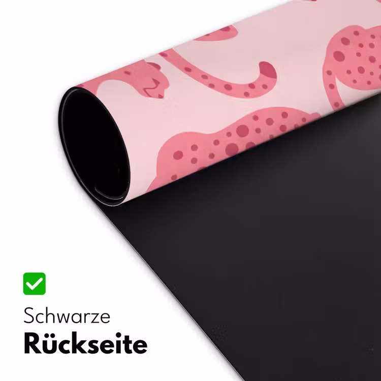 Kat - Gevlekt - Dieren - Patroon - Roze Muismat XXL klein -ysfeer2_duits