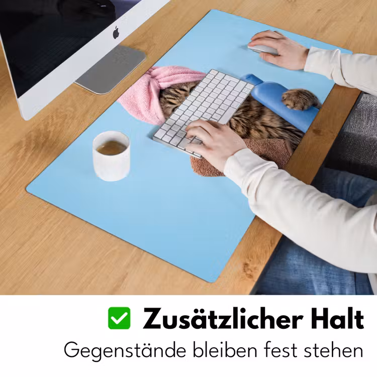 Kat - Handdoek - Washand - Zeep Muismat XXL klein -ysfeer3_duits