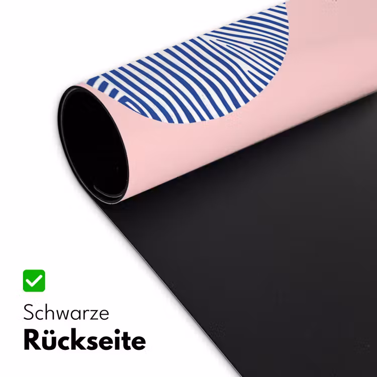 Kat - Illustratie - Minimalistisch - Roze Muismat XXL klein -ysfeer2_duits