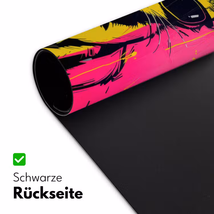 Kat - Art - Zonnebril - Roze Muismat XXL klein -ysfeer2_duits