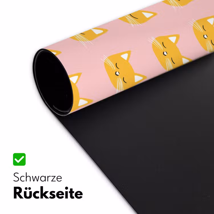 Katten - Patroon - Roze Muismat XXL klein 681 -ysfeer2_duits
