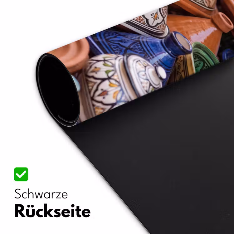 Schreibtischunterlage - Keramik – Bunt – Muster - Aardewerk - Kleurrijk - Patroon Muismat XXL klein