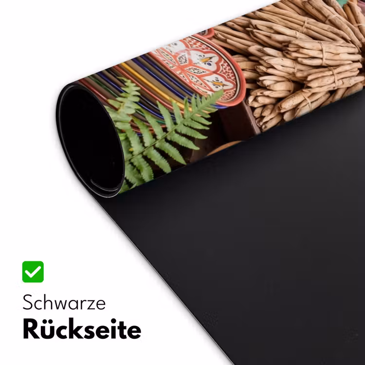 Schreibtischunterlage - Keramik – Orientalisch – Farbenfroh - Aardewerk - Oosters - Kleurrijk Muismat XXL klein