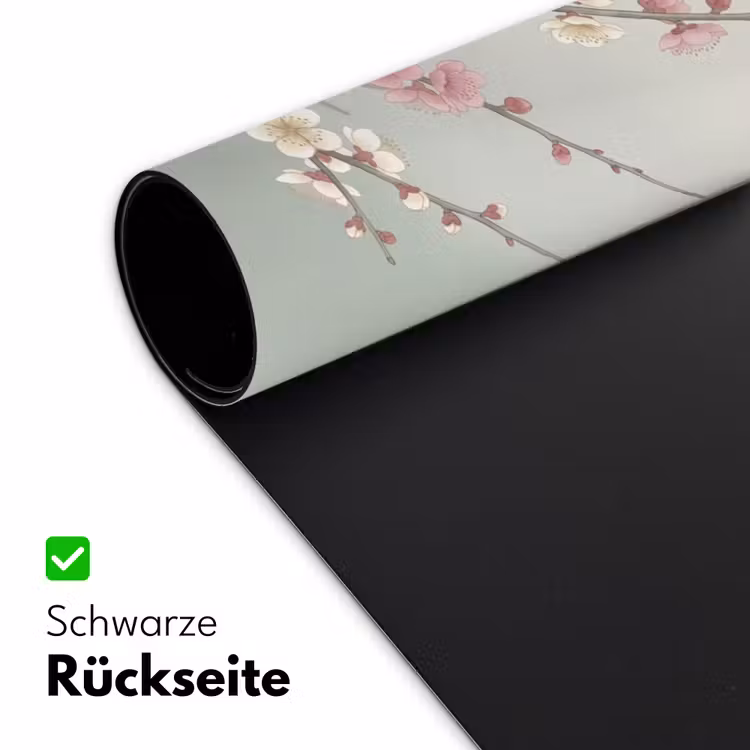 Kersen - Bloesem - Groen Muismat XXL klein -ysfeer2_duits