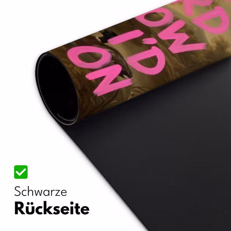 Klassiek - Humor - Roze Muismat XXL klein -ysfeer2_duits