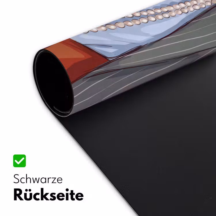 Schreibtischunterlage - Kleidung – Schleife – Perlen – Klassisch – Mode - Kleding - Strik - Parels - Klassiek - Mode Muismat XXL klein