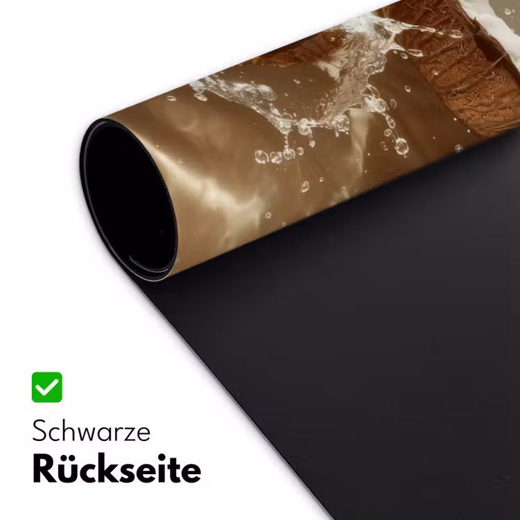 Kokosnoot - Water - Beige - Spetters Muismat XXL klein -ysfeer2_duits