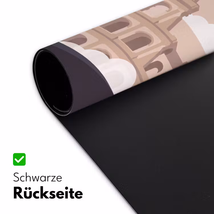 Schreibtischunterlage - Kolosseum – Sonnenaufgang – Rom – Architektur – Beige — 2