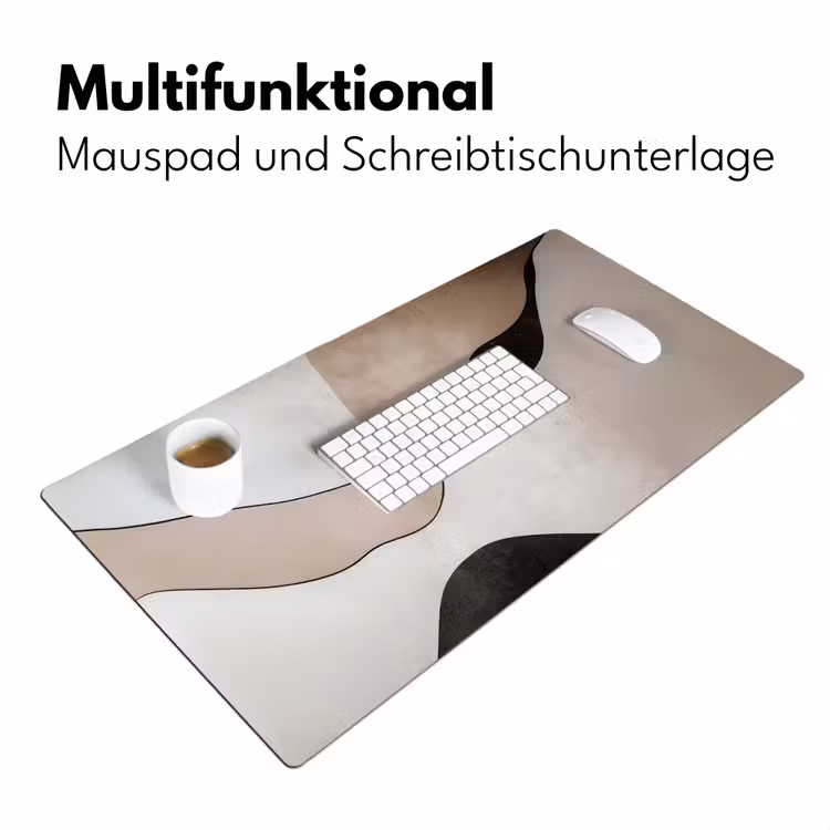 Contourlijnen - Abstracte landschap Muismat XXL klein -ysfeer4_duits