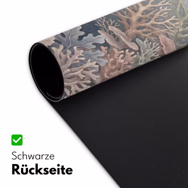 Koraal - Zeeleven - Onderwater - Illustratie - Natuur Muismat XXL klein -ysfeer2_duits
