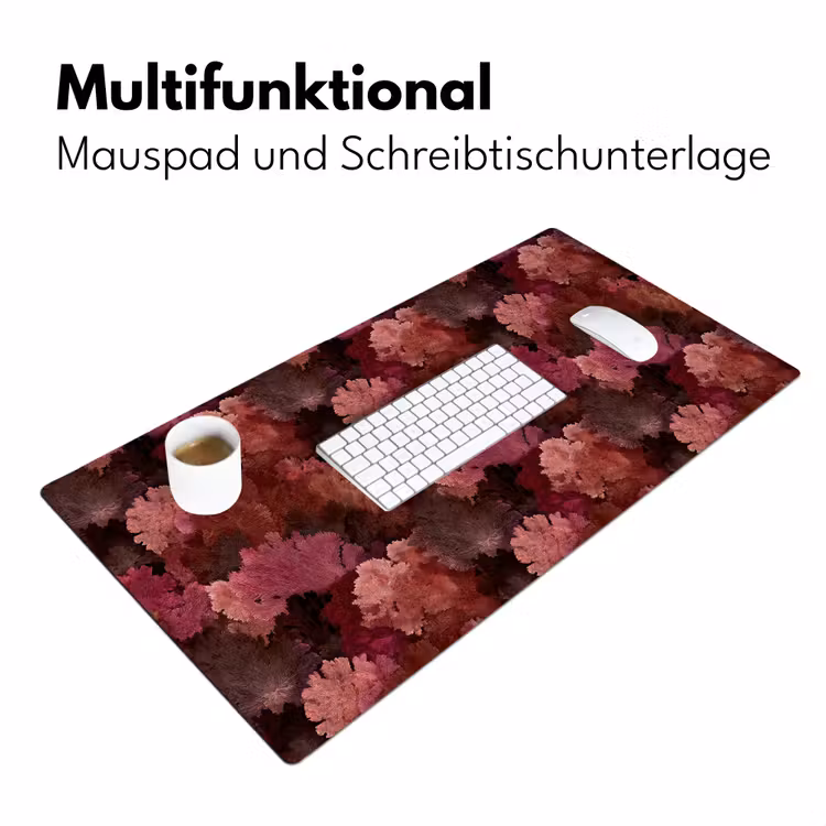 Koraal - Textuur - Kleurrijk Muismat XXL klein 681 -ysfeer4_duits