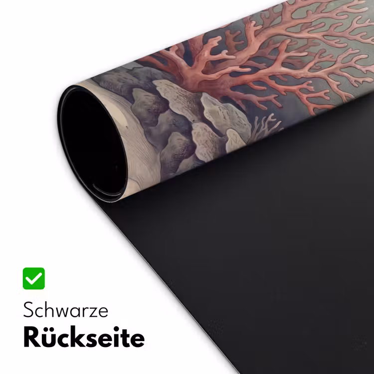 Koraal - Onderwater - Natuur - Roze Muismat XXL klein -ysfeer2_duits