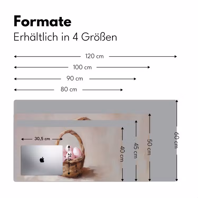 Mand - Eieren - Roze Muismat XXL klein -ysfeer5_duits