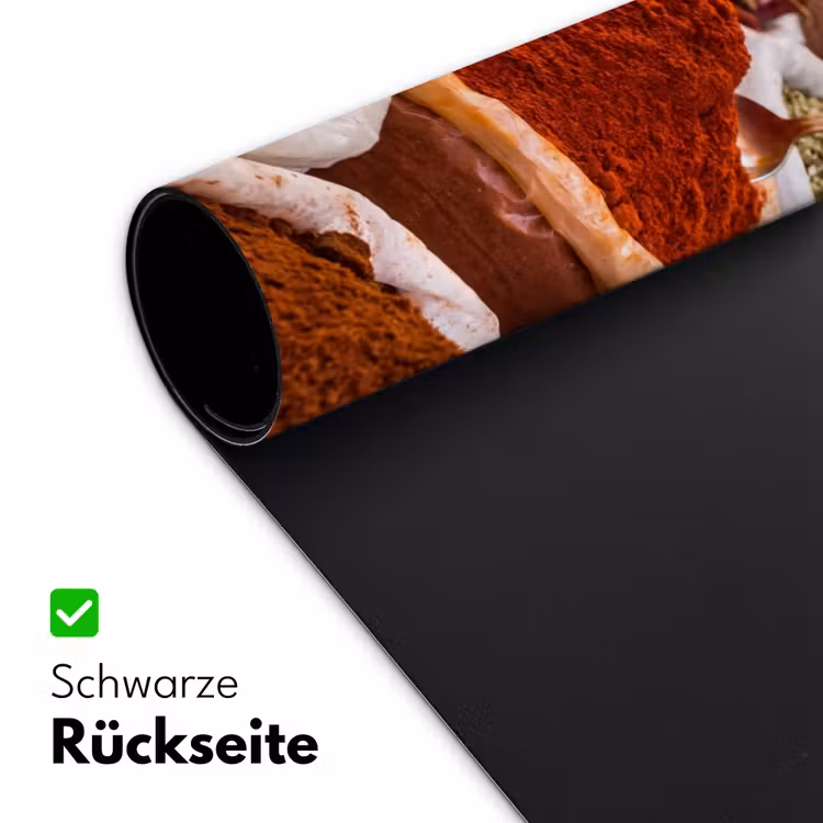 Schreibtischunterlage - Kräuter – Markt – Essen - Kruiden - Markt - Eten Muismat XXL klein