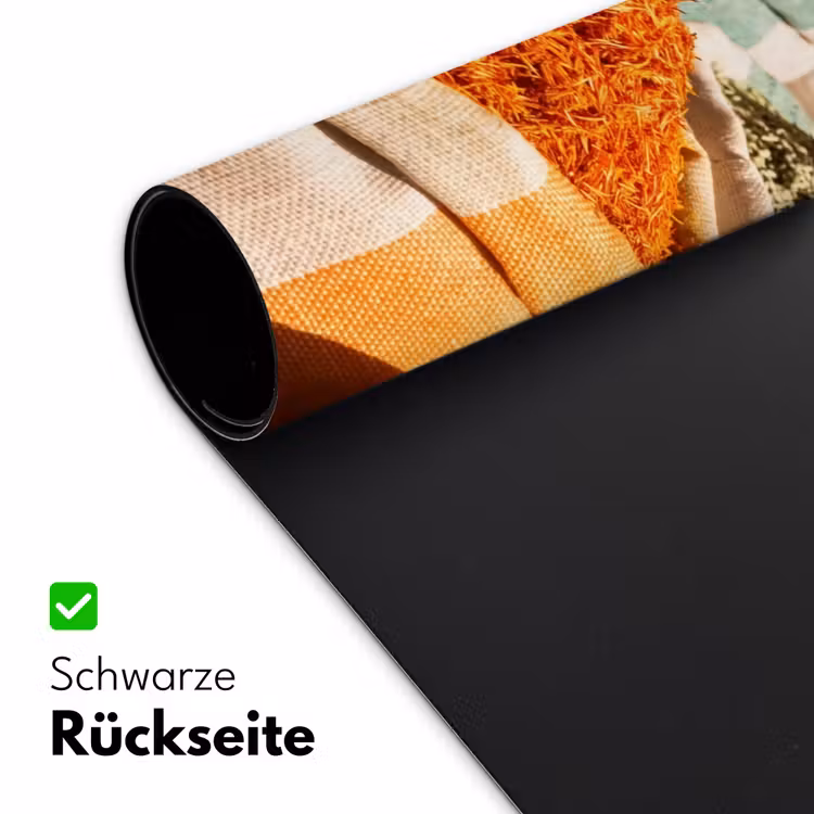 Schreibtischunterlage - Kräuter – Markt – Farbenfroh - Kruiden - Markt - Kleurrijk Muismat XXL klein