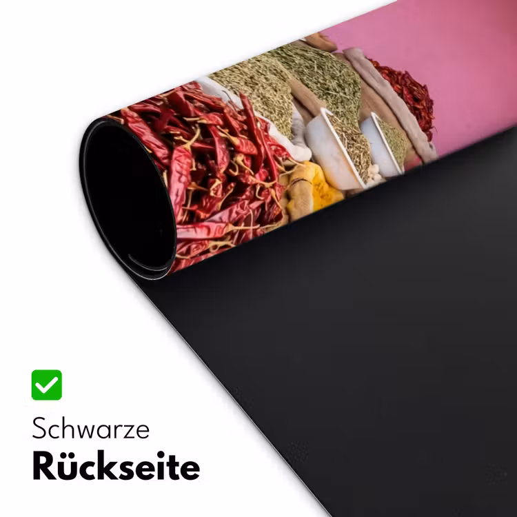 Schreibtischunterlage - Kräuter – Markt – Rosa - Kruiden - Markt - Roze Muismat XXL klein