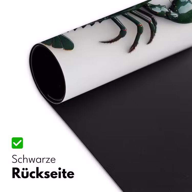 Kreeft - Glossier - Groen - Wit Muismat XXL klein -ysfeer2_duits