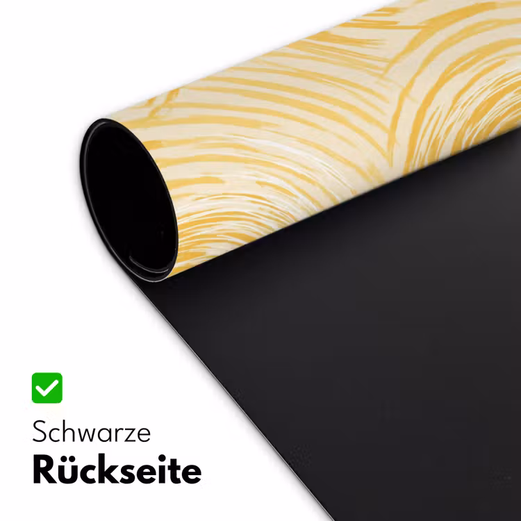 Cirkels - Abstract - Artistiek - Geel Muismat XXL klein 681 -ysfeer2_duits