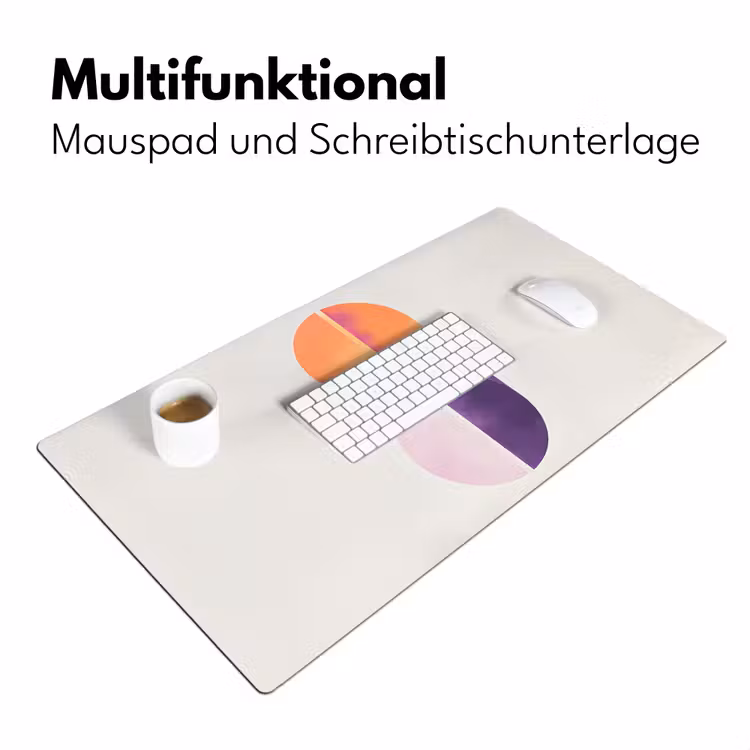 Cirkels - Abstract - Paars Muismat XXL klein -ysfeer4_duits