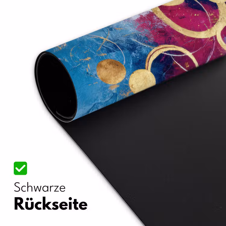 Cirkels - Goud - Abstract Muismat XXL klein -ysfeer2_duits