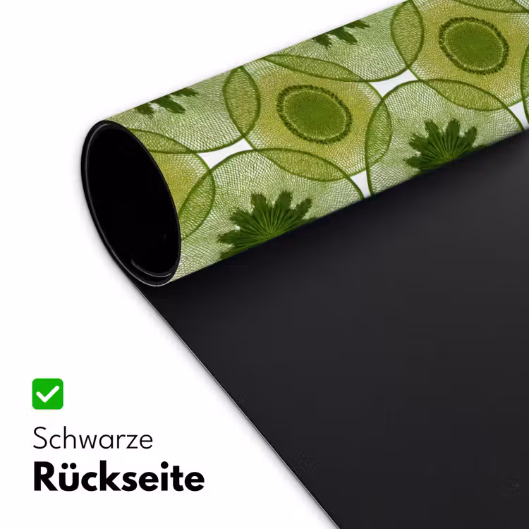 Cirkels - Patroon - Groen Muismat XXL klein 681 -ysfeer2_duits