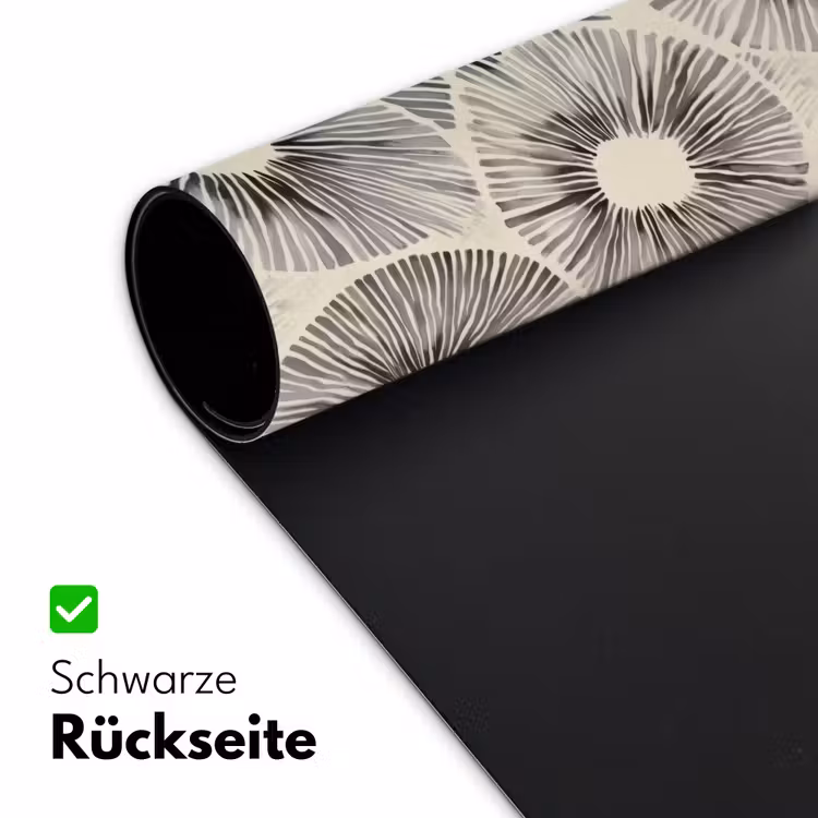 Cirkels - Patroon - Zwart Muismat XXL klein 681 -ysfeer2_duits
