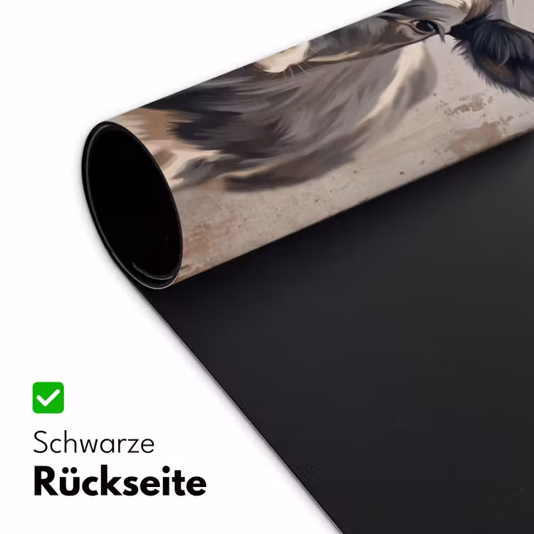 Koe - Portret - Dieren - Modern Muismat XXL klein -ysfeer2_duits