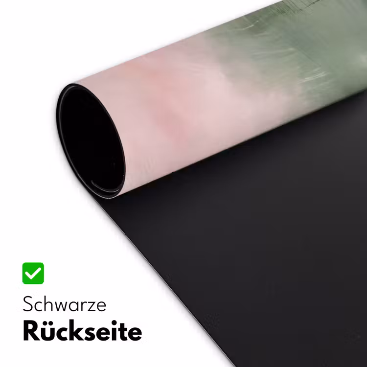 Kunst - Abstract - Modern - Groen - Roze Muismat XXL klein -ysfeer2_duits