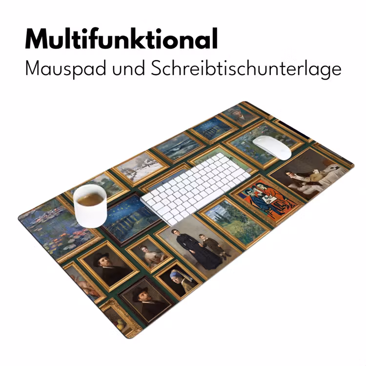 Kunst - Schilderijen - Collectie - Klassiek - Groen Muismat XXL klein -ysfeer4_duits