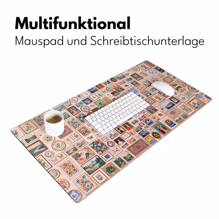 Kunst - Collectie - Decoratie - Modern - Kleurrijk Muismat XXL klein -ysfeer4_duits
