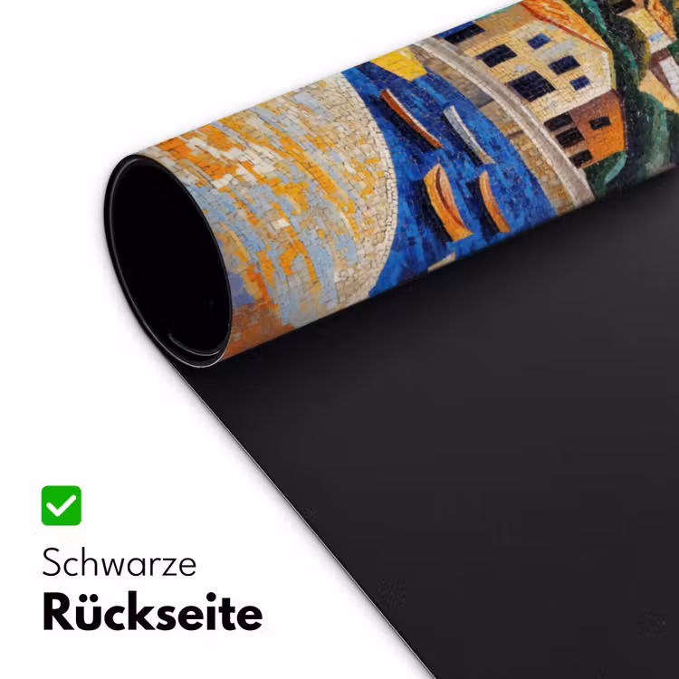 Kustdorp - Huisjes - Mozaïek - Zee Muismat XXL klein -ysfeer2_duits