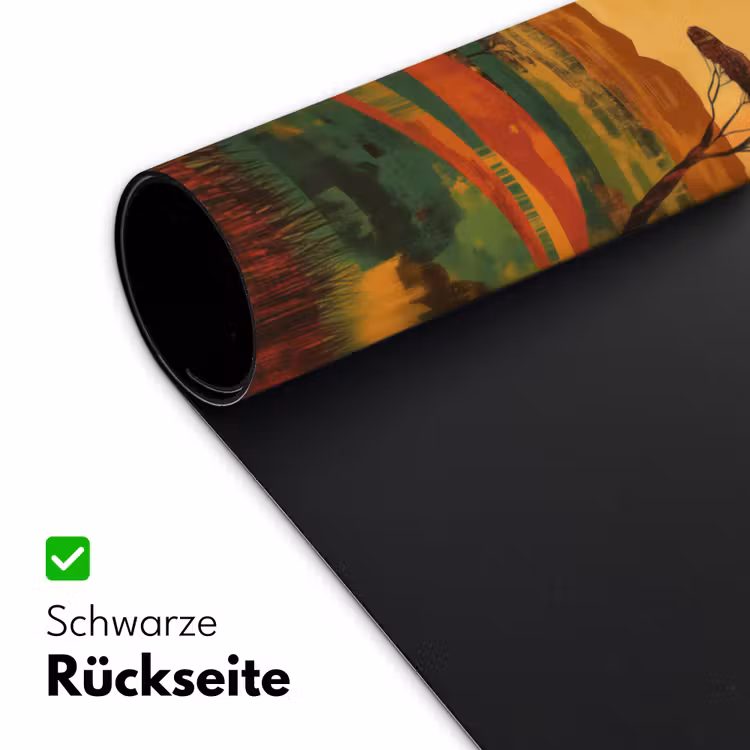 Landschap - Afrikaans - Zon Muismat XXL klein -ysfeer2_duits