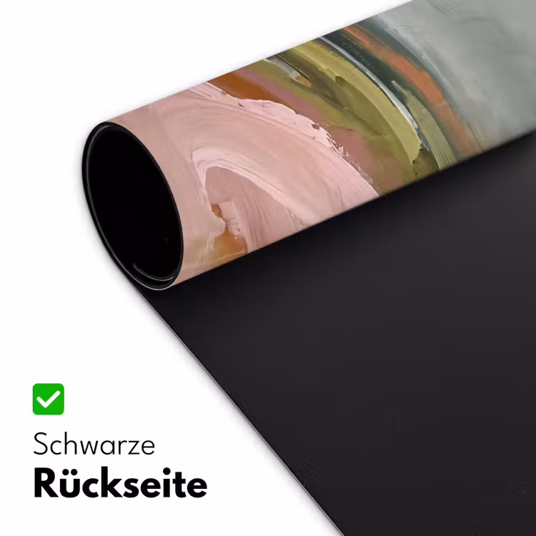 Landschap - Rivier - Abstract - Roze - Groen Muismat XXL klein -ysfeer2_duits