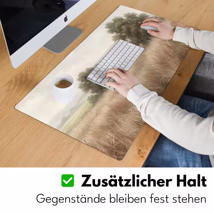 Landschap - Minimalistisch - Beige Muismat XXL klein -ysfeer3_duits