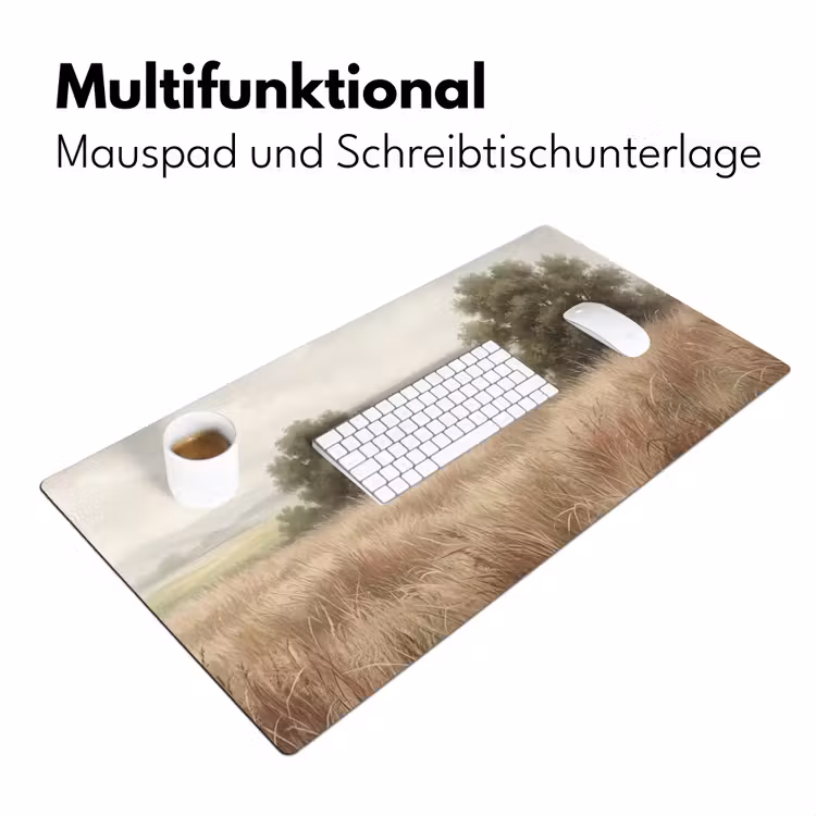 Landschap - Minimalistisch - Beige Muismat XXL klein -ysfeer4_duits